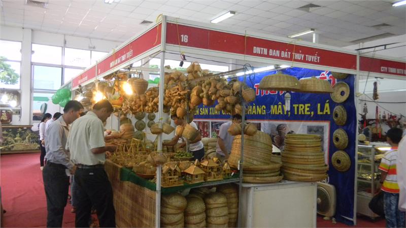 Handicraft products in Mekong Expo