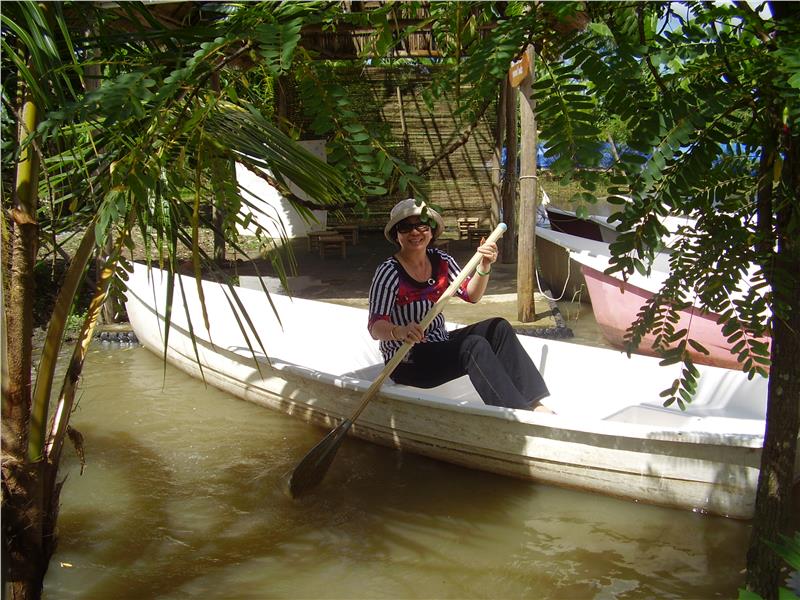 Boating in My Khanh Village - Can Tho