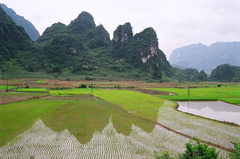Cao Bang province in North East Vietnam