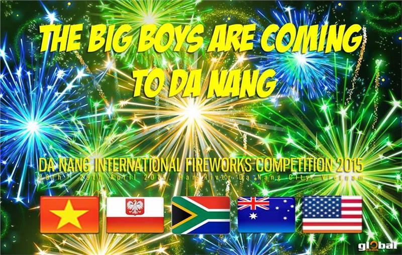 5 big boys in Da Nang International Fireworks Competition 2015