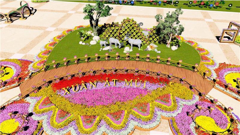Da Nang Flower Street opens to welcome visitors