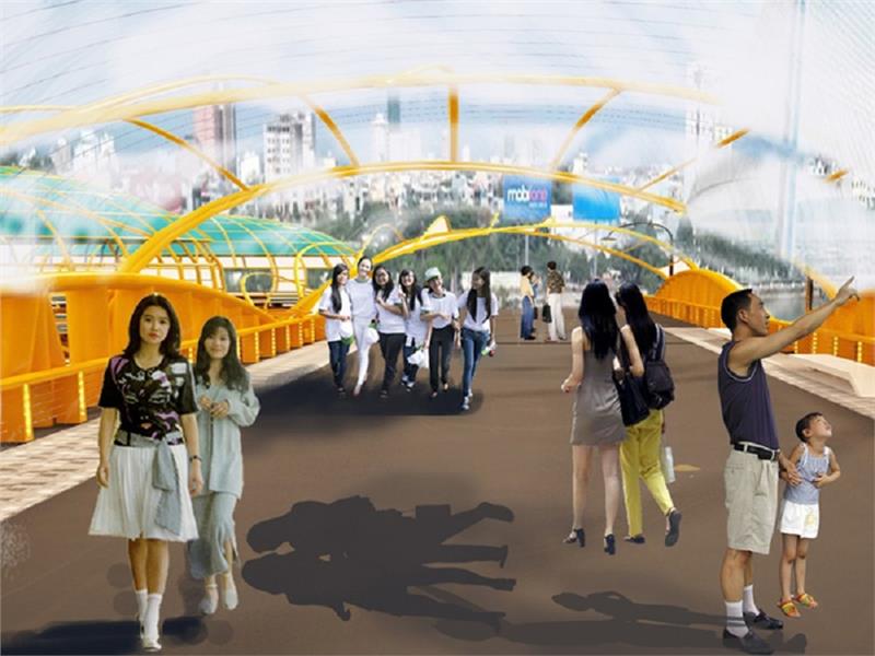 Model of Nguyen Van Troi Bridge