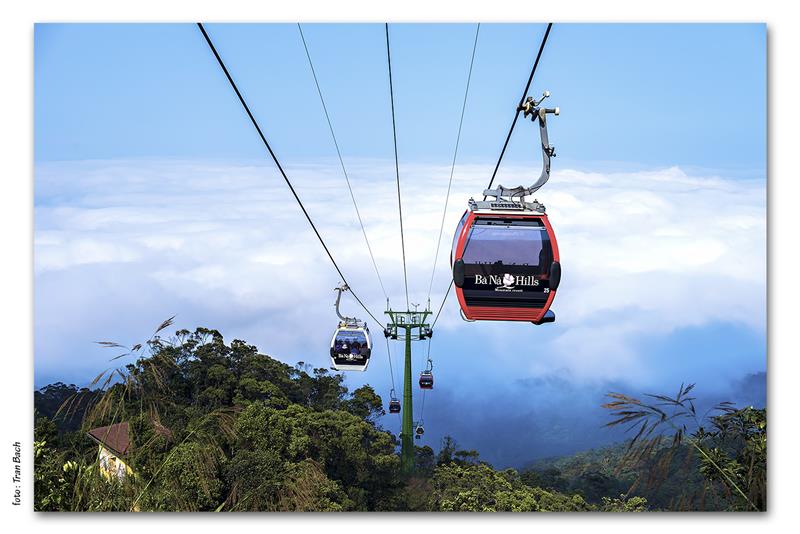 Cable Car in Ba Na Hills