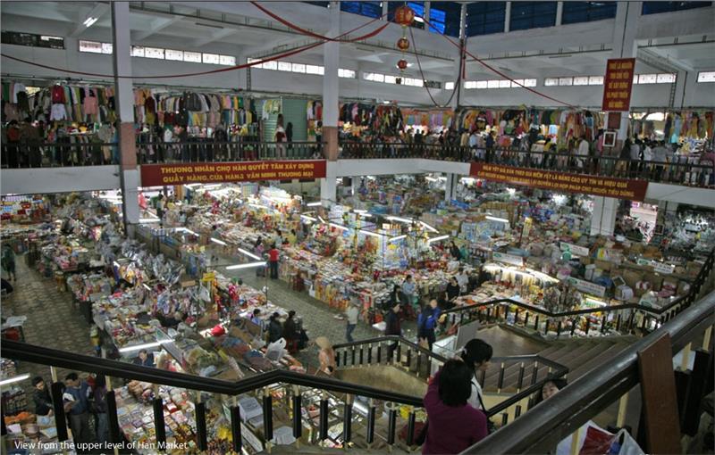 View from the upper level of Han Market