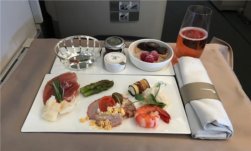 British Airways Club World Service Tray