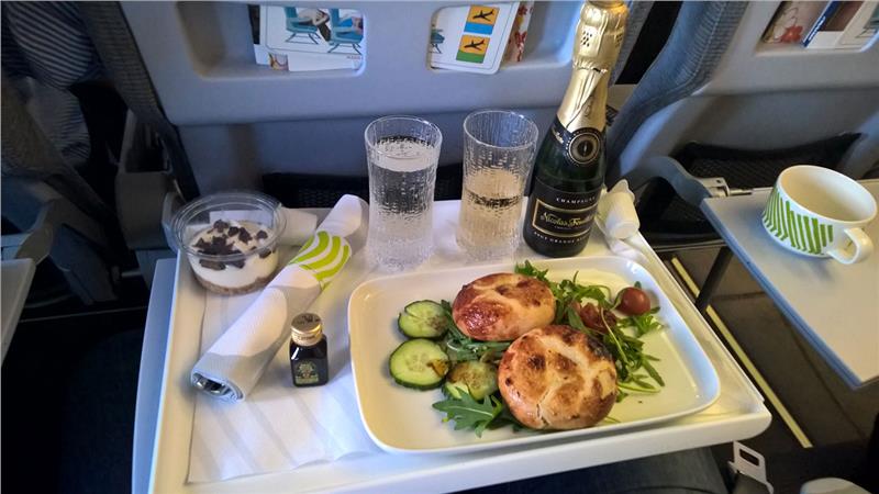 Meal on Finnair flight