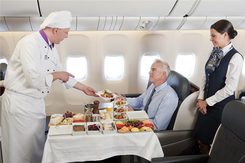 Turkish Airlines in flight meals