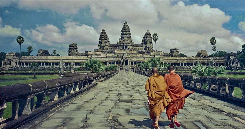 Ngôi đền Angkor Wat hùng vĩ Ngôi đền Angkor Wat hùng vĩ