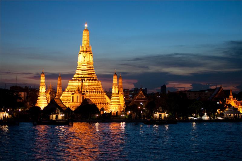 Wat Arun at Dusk, Bangkok