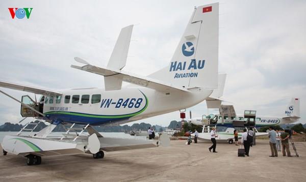 Halong Bay seaplane tour at discounted price