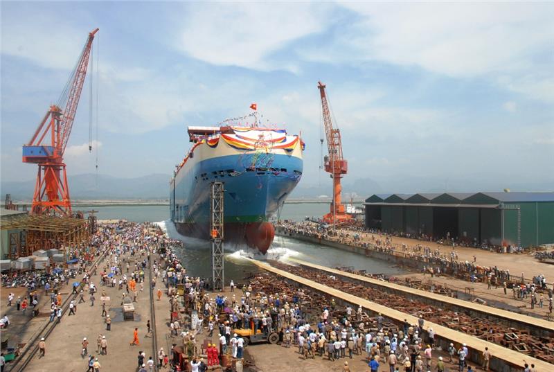 Ship building plays a key role in Halong economy