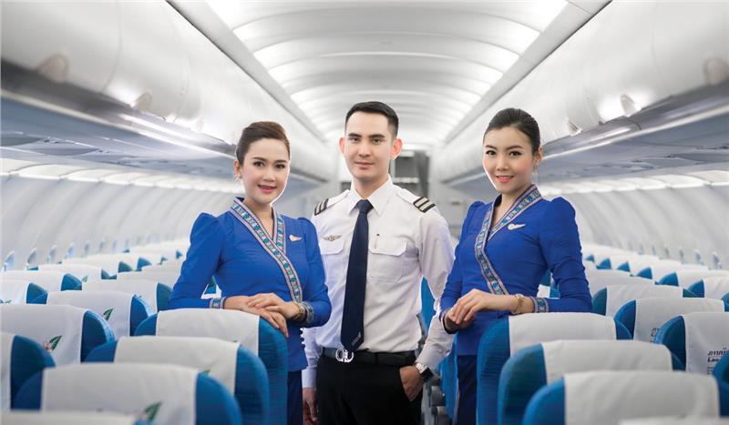  Flight attendants on Lao Airlines