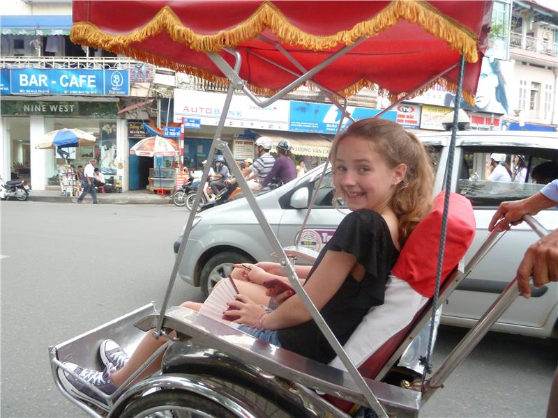 Cyclo in Hanoi