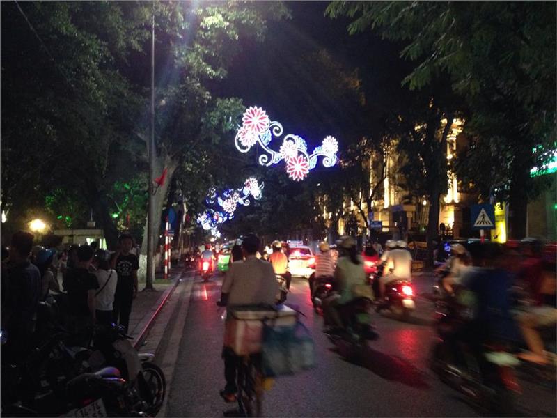 Hanoi at night - 60th Anniversary of Hanoi Liberation Day