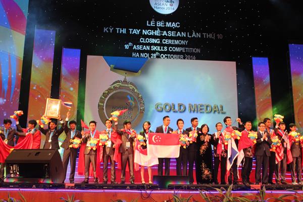 10th ASEAN Skills Competition in Hanoi successfully ended