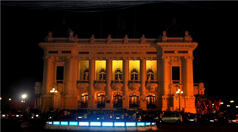 Hanoi Opera House at Night