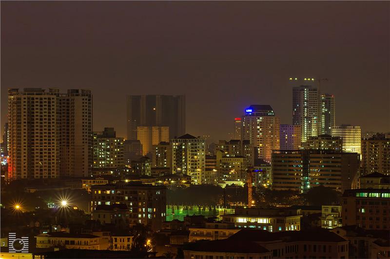 Hanoi panorama and skyline