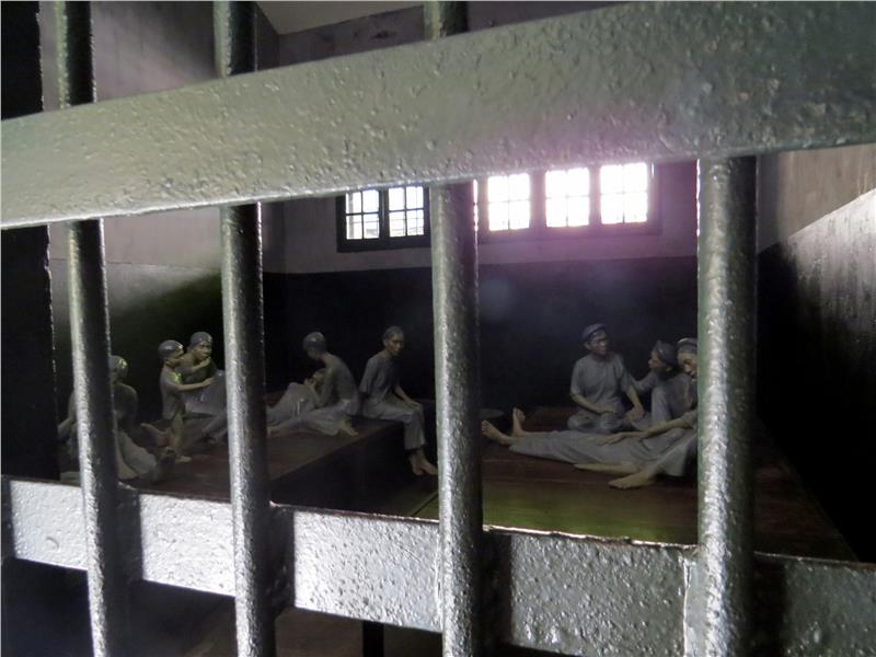 Inside Hoa Lo Prison