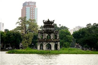 Hanoi Vietnam to Hoan Kiem Lake