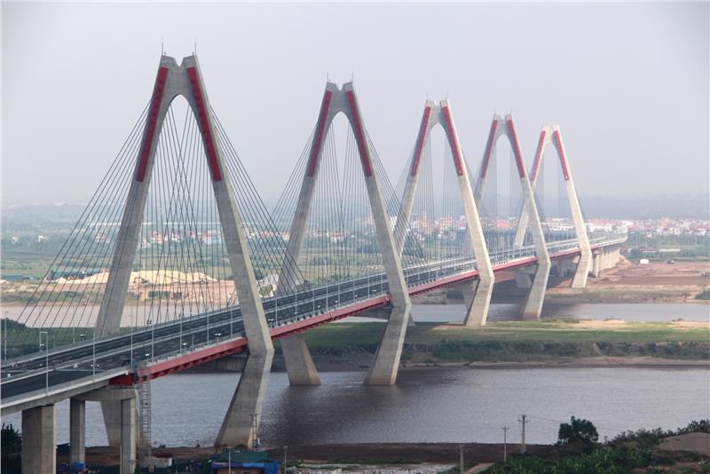 Nhat Tan Bridge in Hanoi