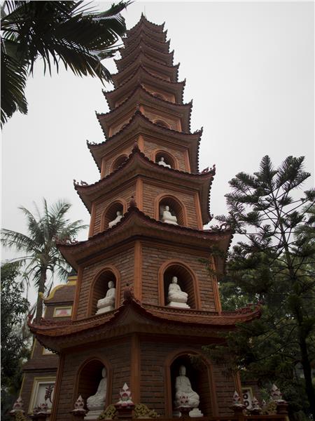 Precious Stupa in Tran Quoc Pagoda
