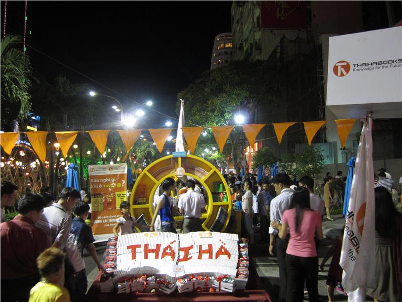 Area of ThaiHa Books in 2014 festival