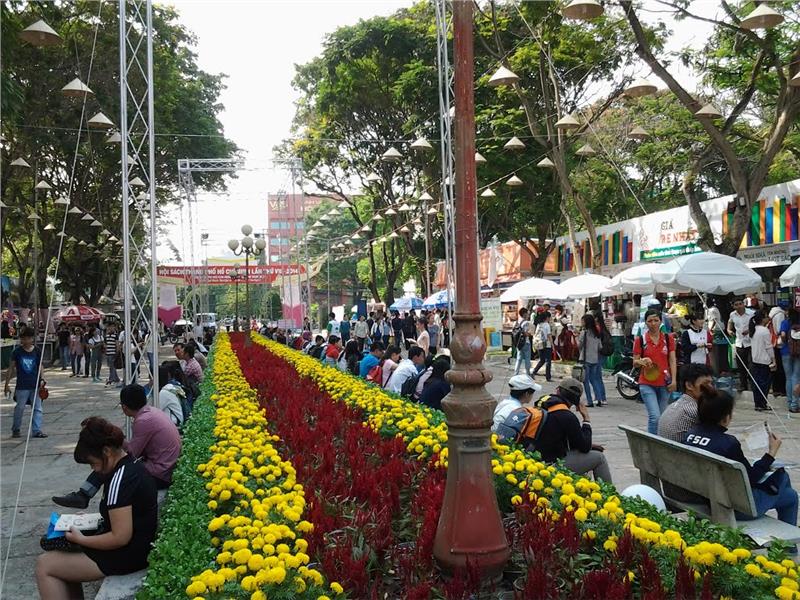 Flower and Book Street in Ho Chi Minh City