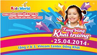 Ho Chi Minh Vincom Center will open Kids World