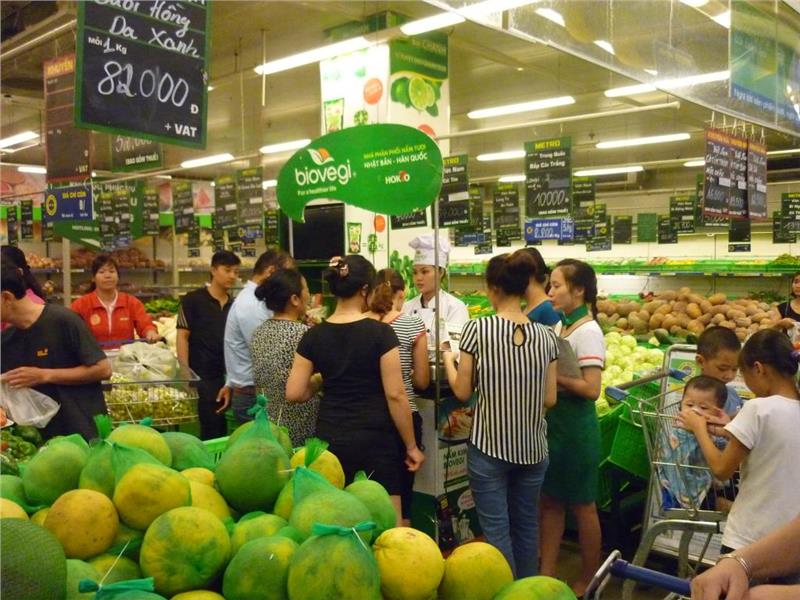 Vietnam agricultural products in Metro supermarket