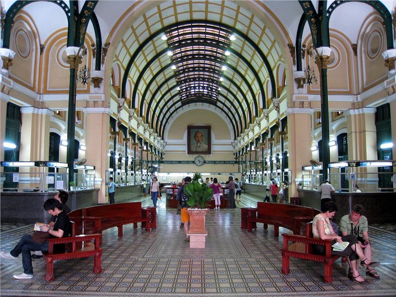 Saigon Central Post Office Lobby