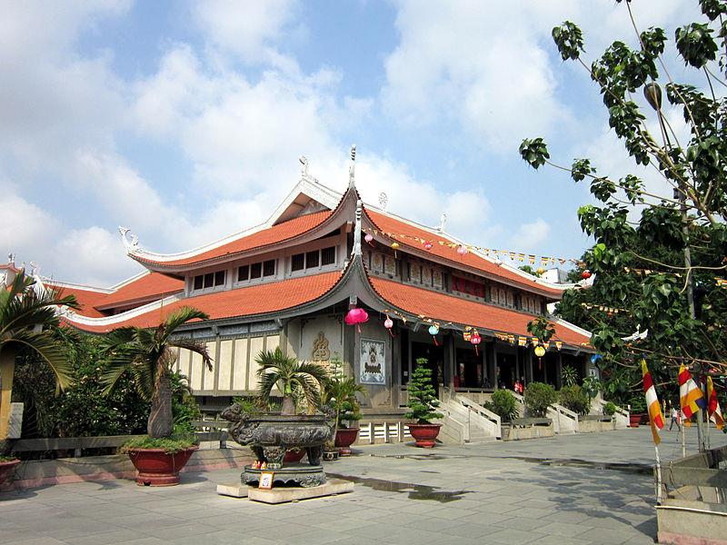 Buddha Sanctum at Vinh Nghiem Pagoda