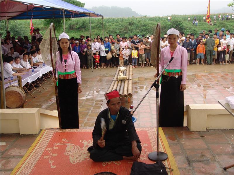 A traditional festival of Muong people in Hoa Binh