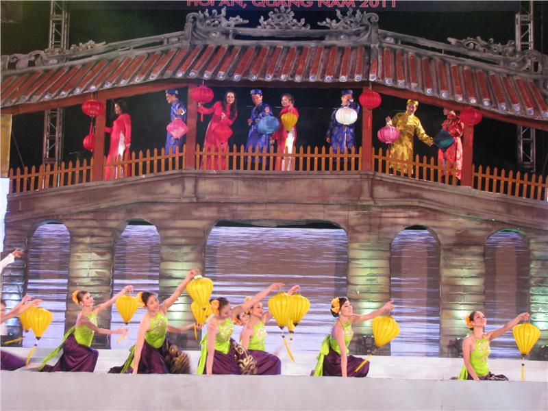 Performance in the opening ceremony of Vietnam International Choir Competition