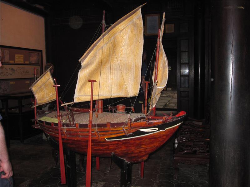 Boat in Museum of Trading Ceramics