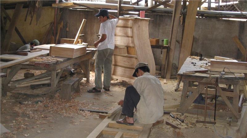 Inside Kim Bong Carpentry Village
