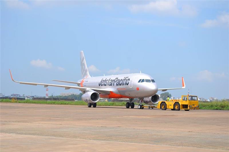 Aircraft of Jetstar Pacific in Thanh Hoa