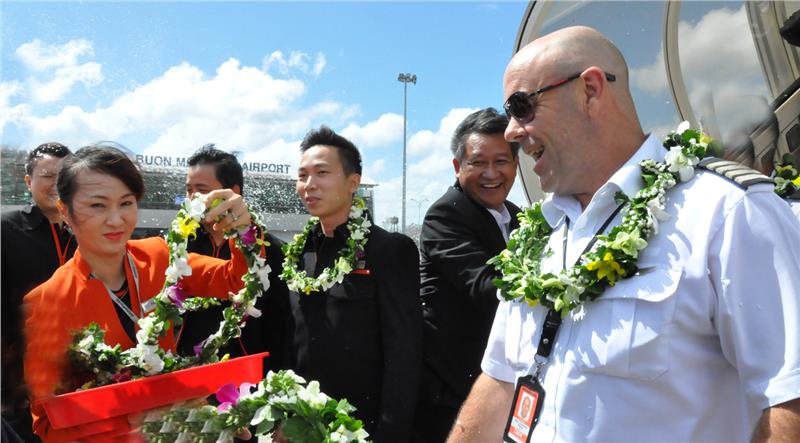 First Jetstar flight from Thanh Hoa to Buon Ma Thuot