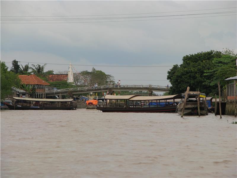 An Binh Island in Mekong Delta
