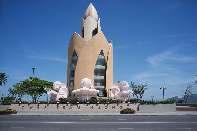 Tram Huong Tower (Frankincense tower) in Nha Trang City