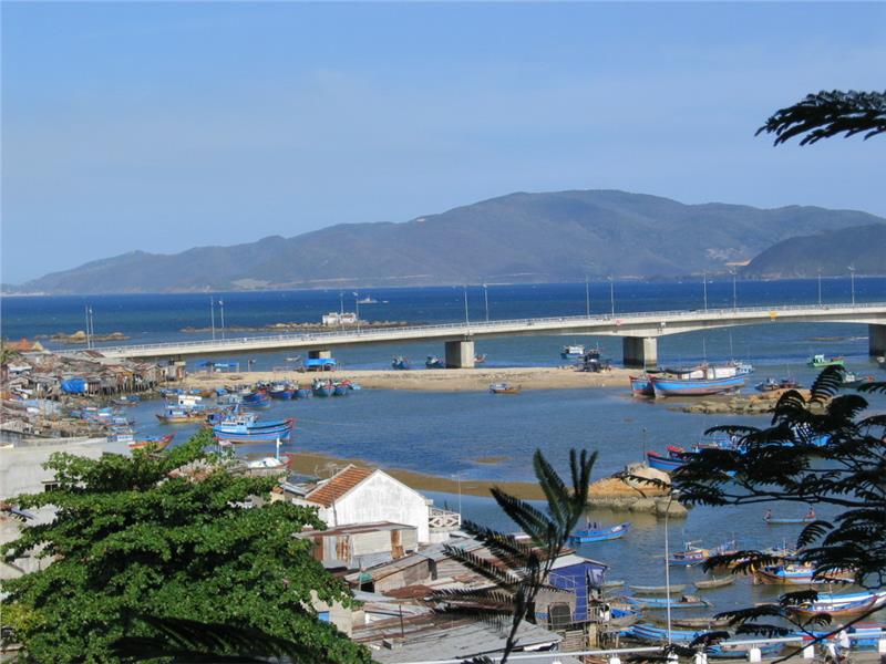 Tran Phu Bridge in Nha Trang City