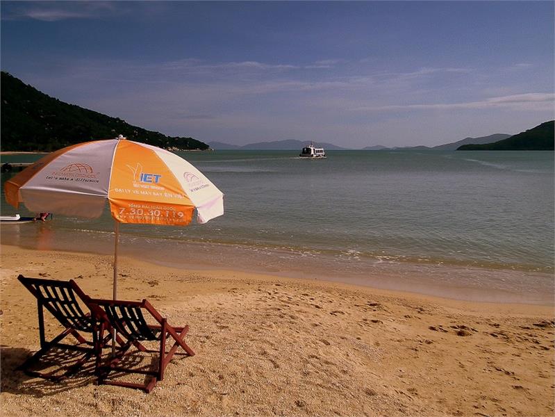 Tranquil scenery in Monkey Island Nha Trang