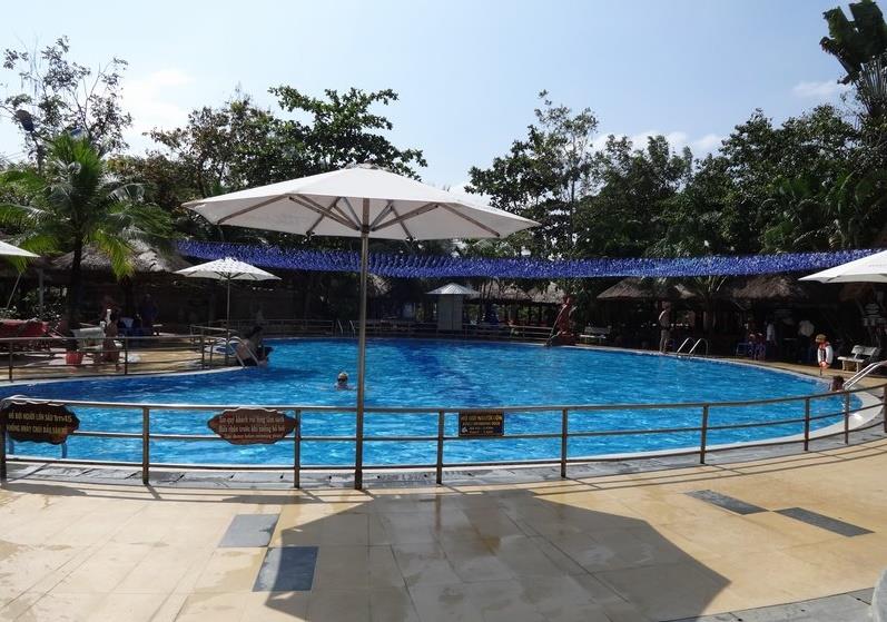 Swimming pool at Thap Ba Hot Springs