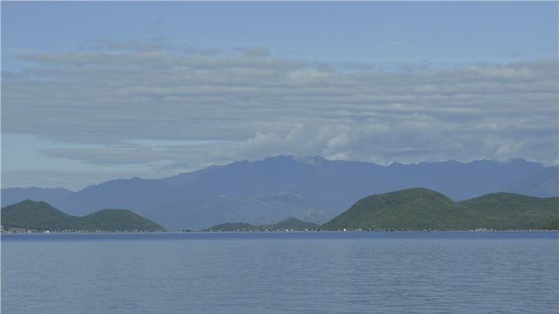 Panoramic view of Whale Island