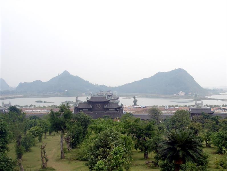 View from Bai Dinh Pagoda
