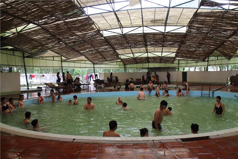 Inside Kenh Ga Hot Springs