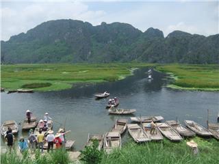 Van Long natural reserve in Northern Vietnam