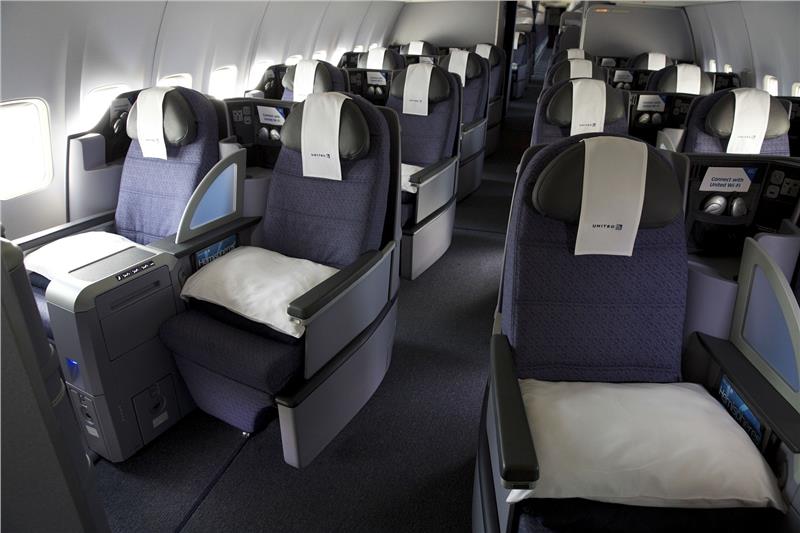 United Airlines BusinessFirst cabin