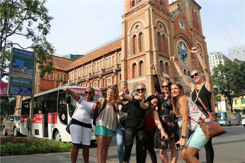 International tourists in Ho Chi Minh City