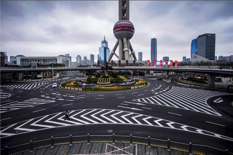 Solitude Beijing and Shanghai amid Corona outbreak