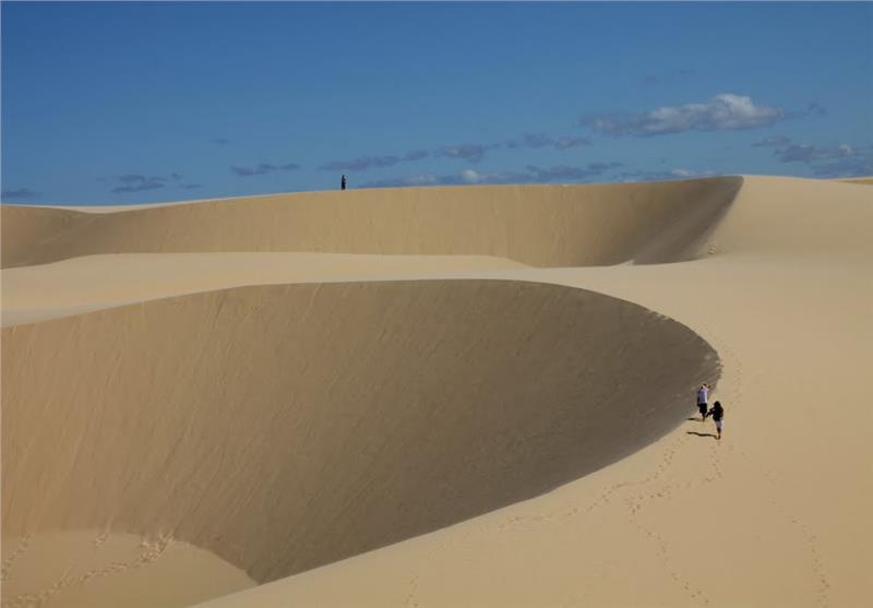 Immense White Sand Dunes Mui Ne